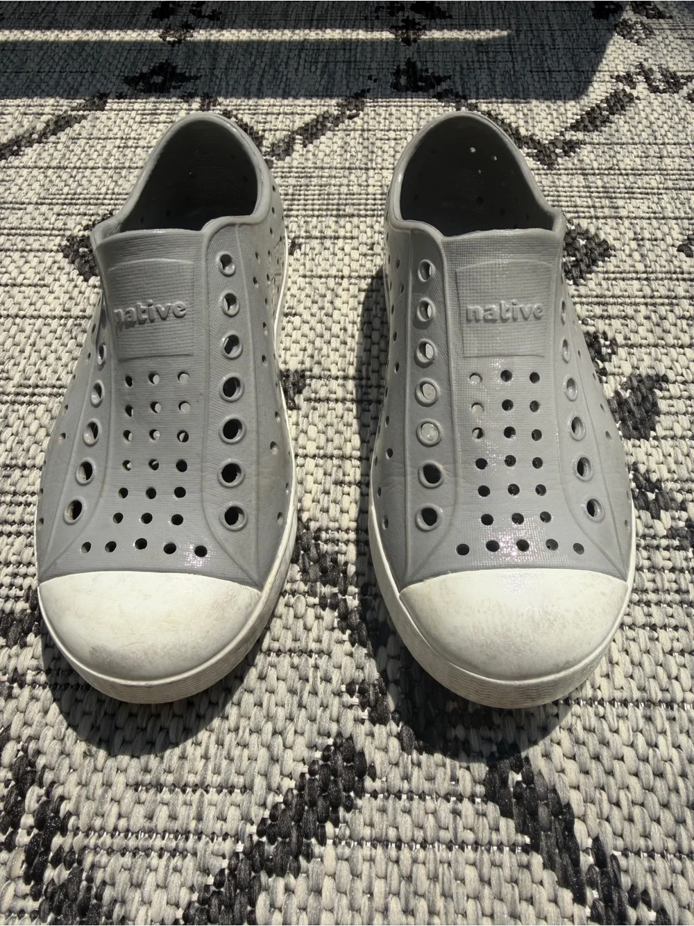 Kids Native Grey Slip-On Water Shoes